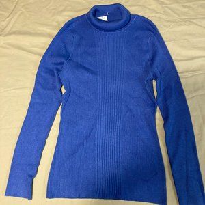 United States Sweaters Womens Small Blue Sweater Super Soft Turtle Neck